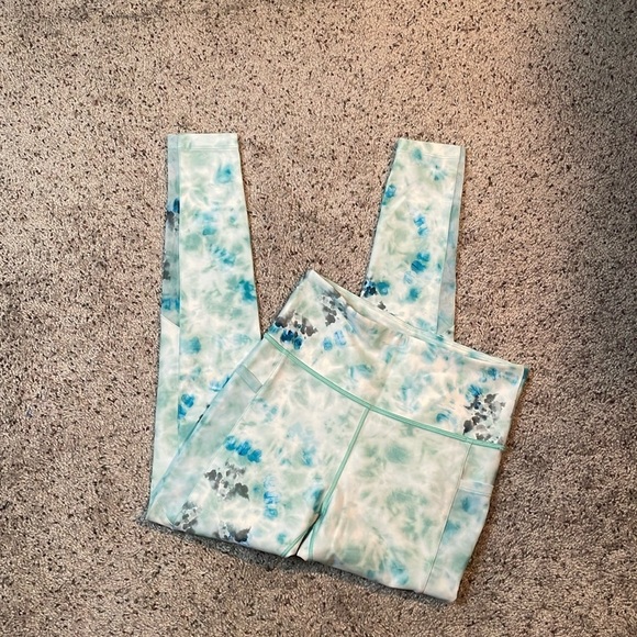 Peloton Diamond Tie Dye High Rise Pocket Legging Women’s Size‎ Small - Picture 1 of 7
